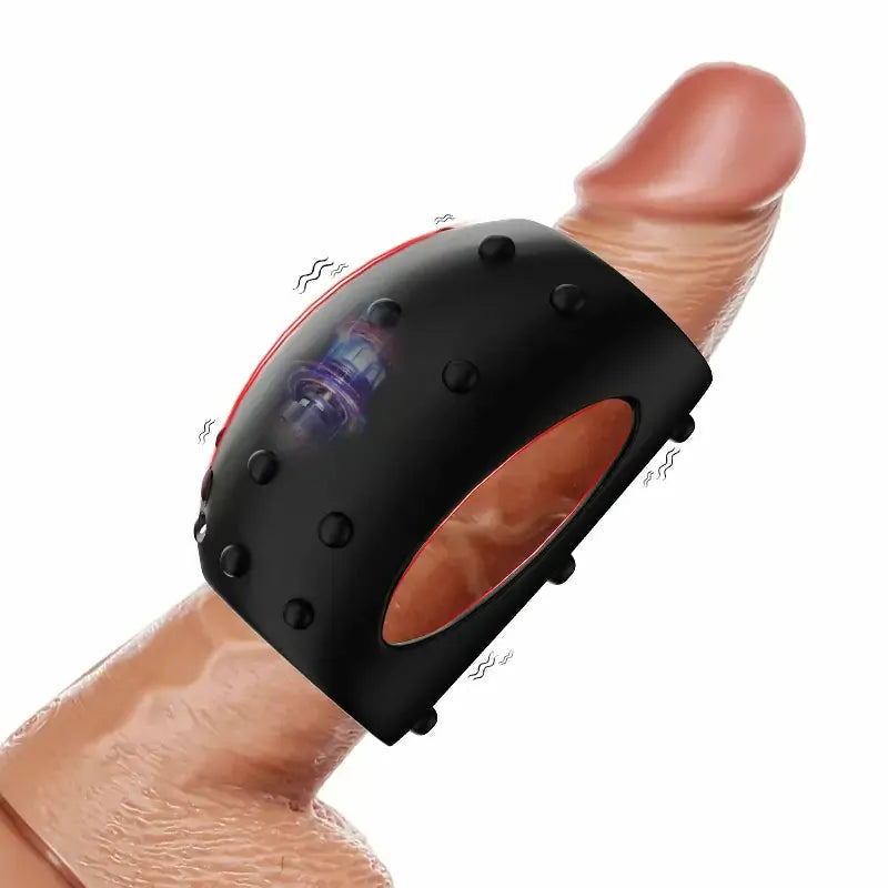 PR2: Anello Vibrante per Pene 2-in-1 con Sleeve Testurizzata e 10 Modalità