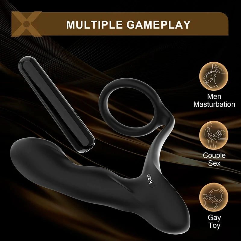 Leten Raptor: Massaggiatore Prostatico 2-in-1 con Doppia Stimolazione e 10 Modalità