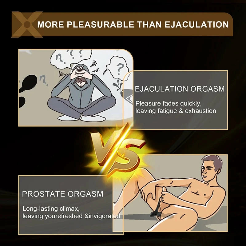 Leten Raptor: Massaggiatore Prostatico 2-in-1 con Doppia Stimolazione e 10 Modalità