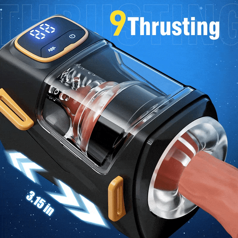 Conqueror: Masturbatore Wearable · Hands-Free · 9 Spinte × Vibrazioni · Sleeve 3D