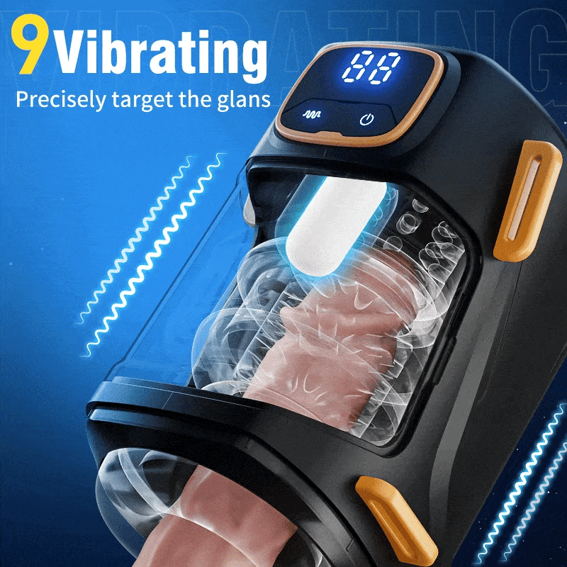 Conqueror: Masturbatore Wearable · Hands-Free · 9 Spinte × Vibrazioni · Sleeve 3D