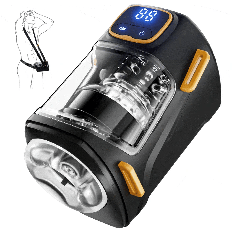 Conqueror: Masturbatore Wearable · Hands-Free · 9 Spinte × Vibrazioni · Sleeve 3D
