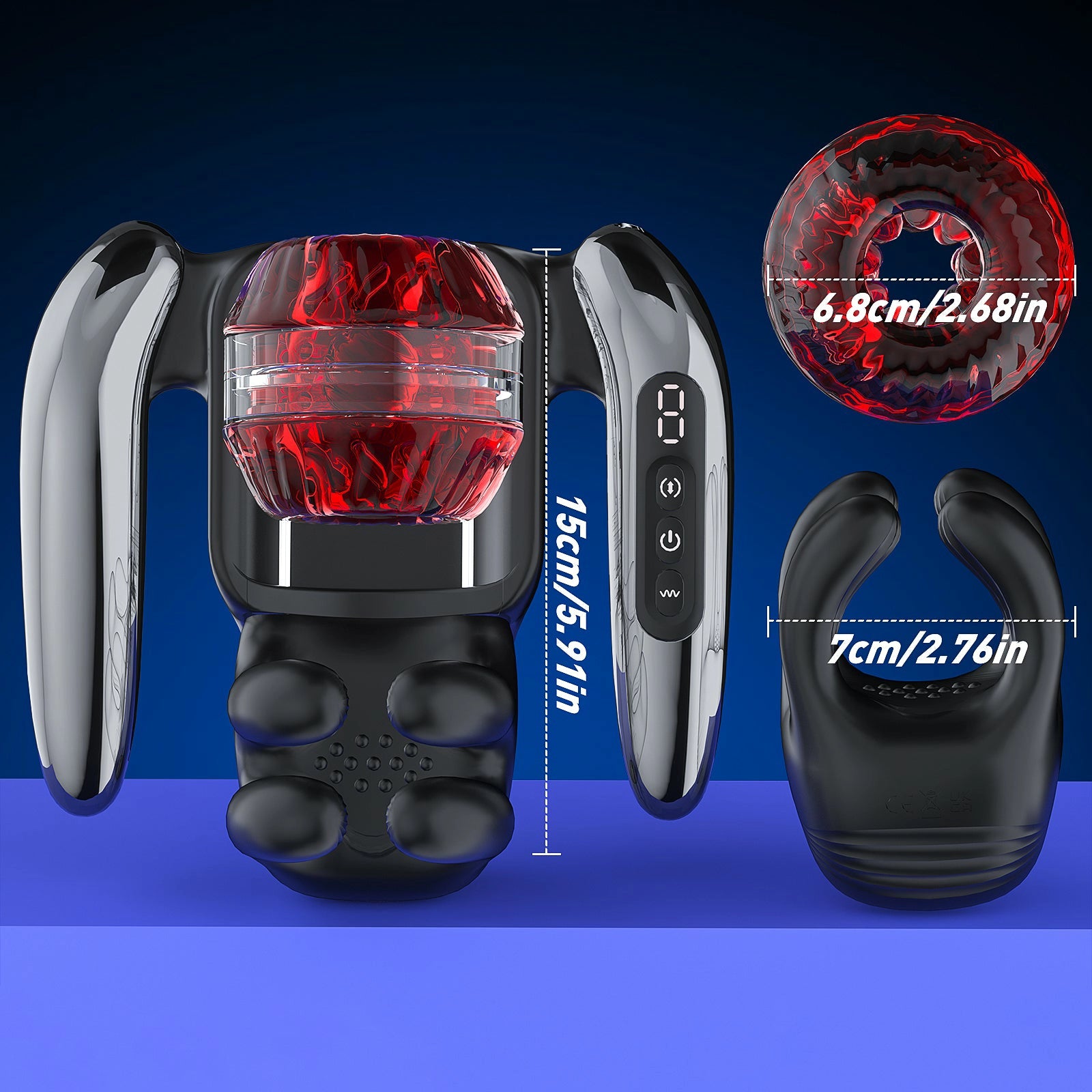 PulseGrip Apex: 3-in-1 Portatile · Spinta & Compressione · Doppi Manici