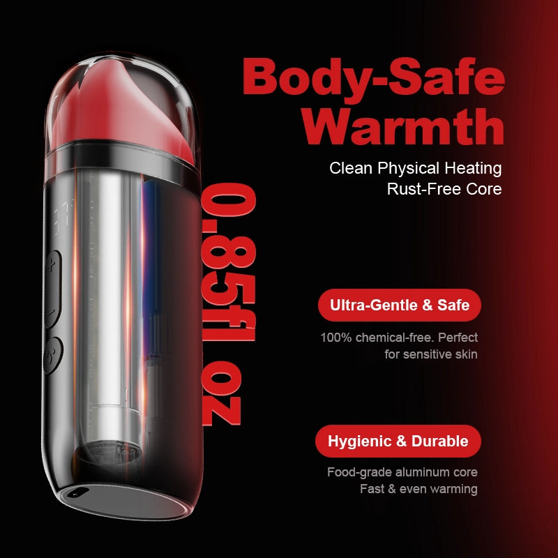 WarmDrop: scaldalubrificante con dispenser automatico, caldo in 1–3 minuti