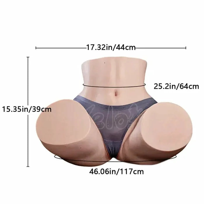 Tessa: 17 kg Bambola Sedere · Pelle Realistica · Doggy Style · 2 Canali