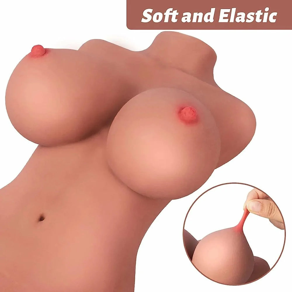 Alina: 3,1 kg Mini Torso · Seno Morbido · Doppio Canale · 3-in-1